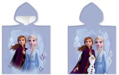 BrandMac Disney Frozen plážová osuška pončo 50x100 cm