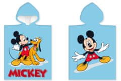 BrandMac Disney Mickey Pluto plážová osuška pončo 50x100 cm