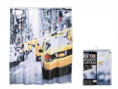 Kemiś  Záves do sprchy New York Taxi 180x180cm