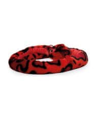 Hollywood Plyšový had červený škvrnitý - 100 cm