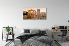 tulup.sk Sklenený obraz Rím Roman Forum svitania 125x50 cm 2 Prívesky