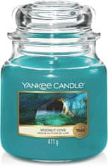 Yankee Candle Klasická vonná sviečka v skle stredná Moonlit Cove 411 g