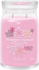 Yankee Candle Vonná sviečka Signature in glass large Snowflake Kisses 567g
