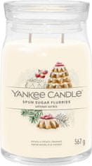 Yankee Candle Vonná sviečka Signature in glass large Spun Sugar Flurries 567g