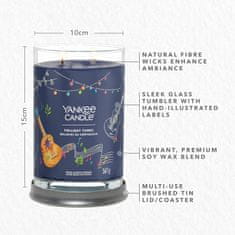 Yankee Candle Vonná sviečka Signature Tumbler in glass large Twilight Tunes 567g