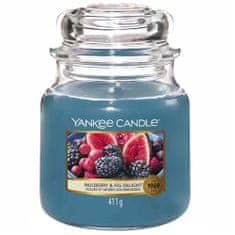 Yankee Candle Classic vonná sviečka v skle Mulberry a Fig Delight 368g