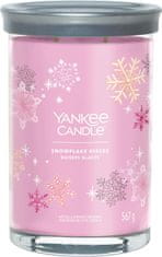 Yankee Candle Vonná sviečka Signature Tumbler in glass large Snowflake Kisses 567g