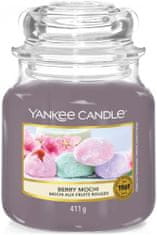 Yankee Candle Classic vonná sviečka v skle stredná Berry Mochi