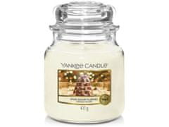 Yankee Candle Klasická vonná sviečka v skle stredná Spun Sugar Flurries 411 g