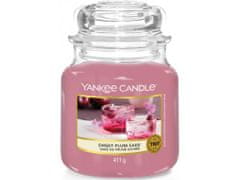 Yankee Candle Classic vonná sviečka v skle stredná Sladké slivkové saké 411 g