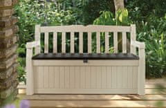 KETER Skrzynia/Ławka Keter Eden Garden Bench 265L Cream