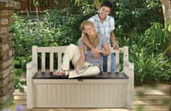 KETER Skrzynia/Ławka Keter Eden Garden Bench 265L Cream