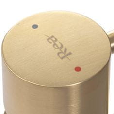 REA Umývadlová batéria vysoká tess brúsené zlato (REA-B5660)