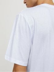 Jack&Jones Pánske tričko JCOLOGAN Standard Fit 12253442 White (Veľkosť S)