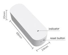 Moes Senzor nárazových vibrácií ZigBee TUYA