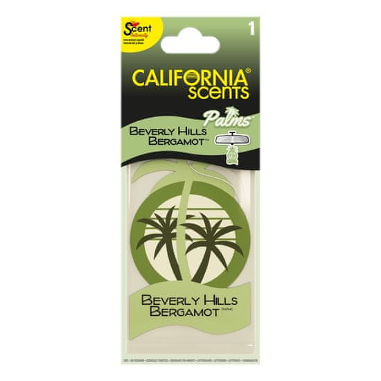 California Scents E303649500 PALMS PAPER Beverly Hills Bergamot