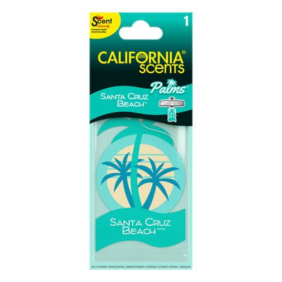 California Scents E303649600 PALMS PAPER Santa Cruz Beach