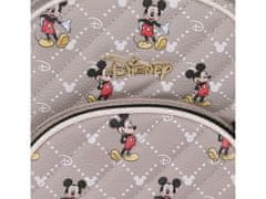 sarcia.eu DISNEY Mickey Mouse Beige, small leather backpack 29x22x11 cm