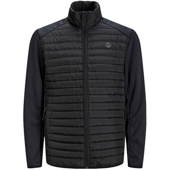 Jack&Jones Plus Pánska bunda JJEMULTI 12253852 Black