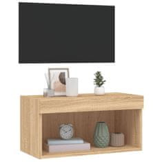 Vidaxl TV skrinka s LED svetlami dub sonoma 60x30x30 cm