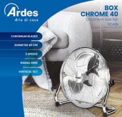 ARDES Ventilátor Ardes CHROME 40B