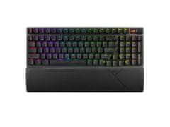 ASUS ROG Strix Scope II 96 brezžična tipkovnica, ROG NX Snow, PBT, RGB, USB