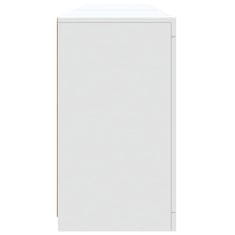 Petromila vidaXL Komoda s LED svetlami biela 181,5x37x67 cm