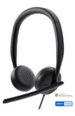 DELL náhlavná súprava WH3024/ Pre Stereo Headset/ slúchadlá + mikrofón