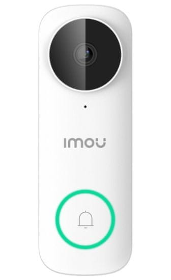 Imou by Dahua šikovný domový zvonček DB61i/ Wi-Fi/ 5Mpix/ 2560x1920/ krytie IP65/ H.265/ nočné videnie 5m/ biely/ SK app