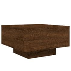 Petromila vidaXL Konferenčný stolík hnedý dub 55x55x31 cm kompozitné drevo