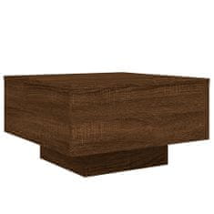 Petromila vidaXL Konferenčný stolík hnedý dub 55x55x31 cm kompozitné drevo