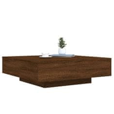 Petromila vidaXL Konferenčný stolík hnedý dub 100x100x31 cm kompozitné drevo