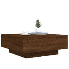 Petromila vidaXL Konferenčný stolík hnedý dub 80x80x31 cm kompozitné drevo