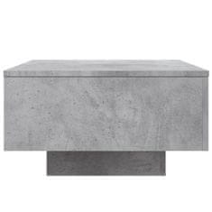 Petromila vidaXL Konferenčný stolík betónovo sivý 55x55x31 cm kompozitné drevo