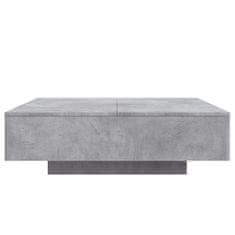 Petromila vidaXL Konferenčný stolík betónovo sivý 100x100x31 cm kompozitné drevo