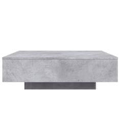 Petromila vidaXL Konferenčný stolík betónovo sivý 100x100x31 cm kompozitné drevo