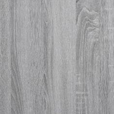 Petromila vidaXL Botník sivý sonoma 60x34x63,5 cm kompozitné drevo