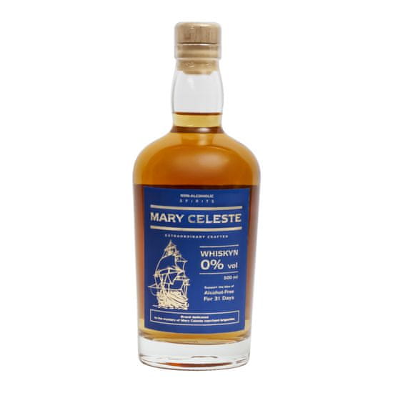 Mary Celeste WHISKYN 0% Premium 0,50L - Nealkoholický destilát 0,0% alk.