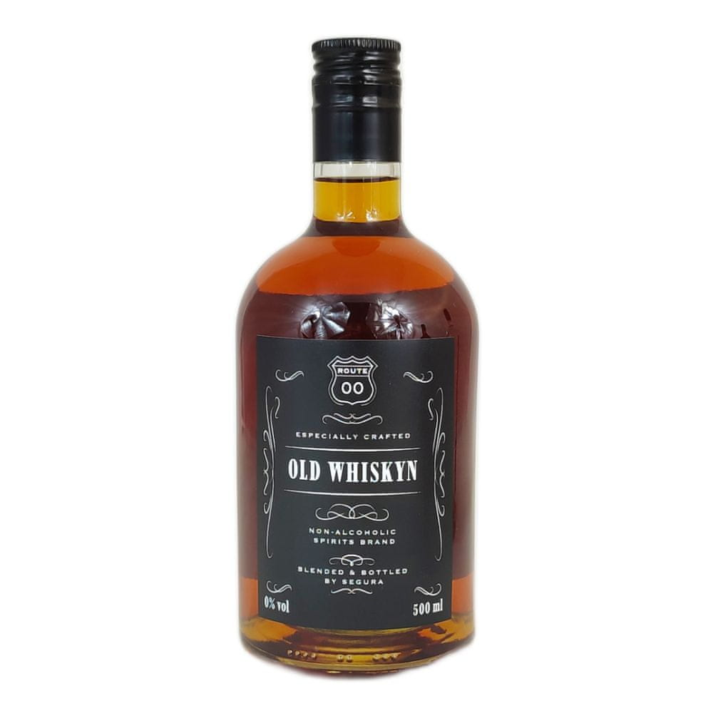 WEBHIDDENBRAND Route 00 OLD WHISKYN 0% Standard 0,50L - Nealkoholický destilát 0,0% alk.