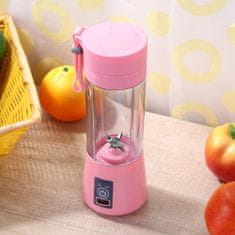 Popron.cz Přenosný USB smoothie maker - růžová