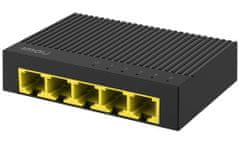 Imou by Dahua switch SG105C/ 5x Gigabit port/ 10/100/1000 Mbps RJ45 ports/ 10 Gbps/ napájanie DC5V1A/ čierny