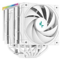 DEEPCOOL chladič AK620 Digital / 2x120mm fan / 6x heatpipes / pre Intel aj AMD / biely / digitálny display