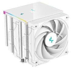 DEEPCOOL chladič AK620 Digital / 2x120mm fan / 6x heatpipes / pre Intel aj AMD / biely / digitálny display