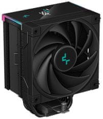 DEEPCOOL chladič AK500S Digital / užší / 120mm fan / 5x heatpipes / PWM / pre Intel aj AMD / čierny