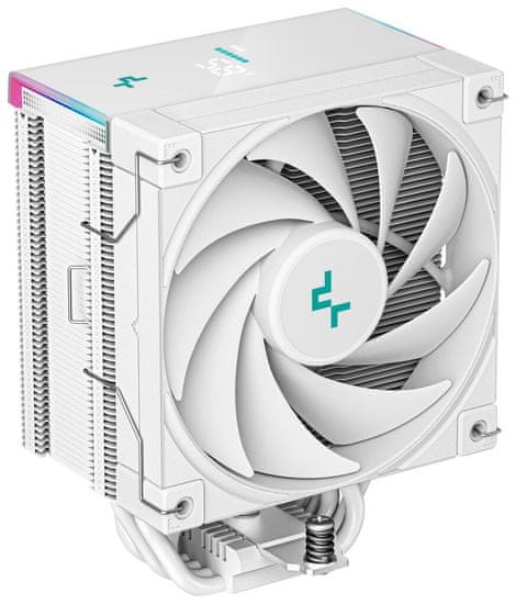 DEEPCOOL chladič AK500S Digital / užší / 120mm fan / 5x heatpipes / PWM / pre Intel aj AMD / biely