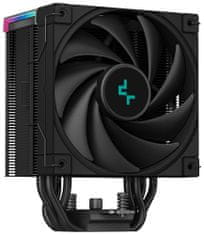 DEEPCOOL chladič AK500S Digital / užší / 120mm fan / 5x heatpipes / PWM / pre Intel aj AMD / čierny