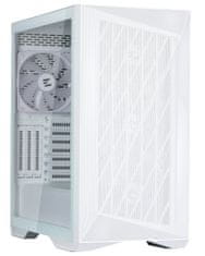 Zalman skriňa Z9 Iceberg white / Middle tower / ATX / 4x140mm fan ARGB / temperované sklo / biela