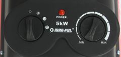 MAR-POL Elektrický priemyselný priamotop 5kW/400V M80911