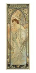 Pohľad Alfons Mucha – Evening Cont., dlhý