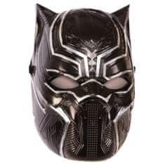 Moveo Maska Black Panther detská metalická